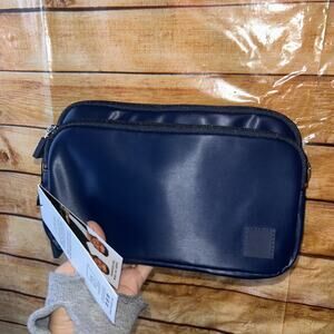 NEW! IHKWIP Convertible Wear Everywhere RFID Wallet Crossbody Bag Handbag Navy